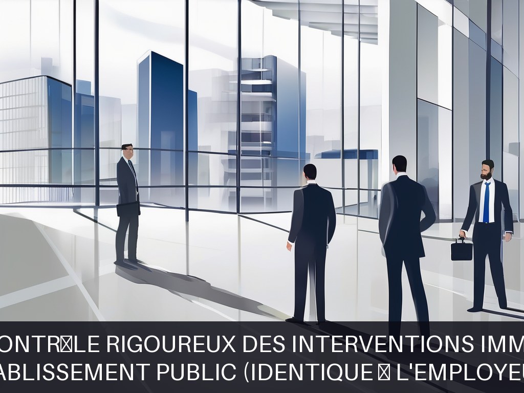 Illustration pour Établissement public (identique à l'employeur): Suivi et contrôle rigoureux des interventions immobilières