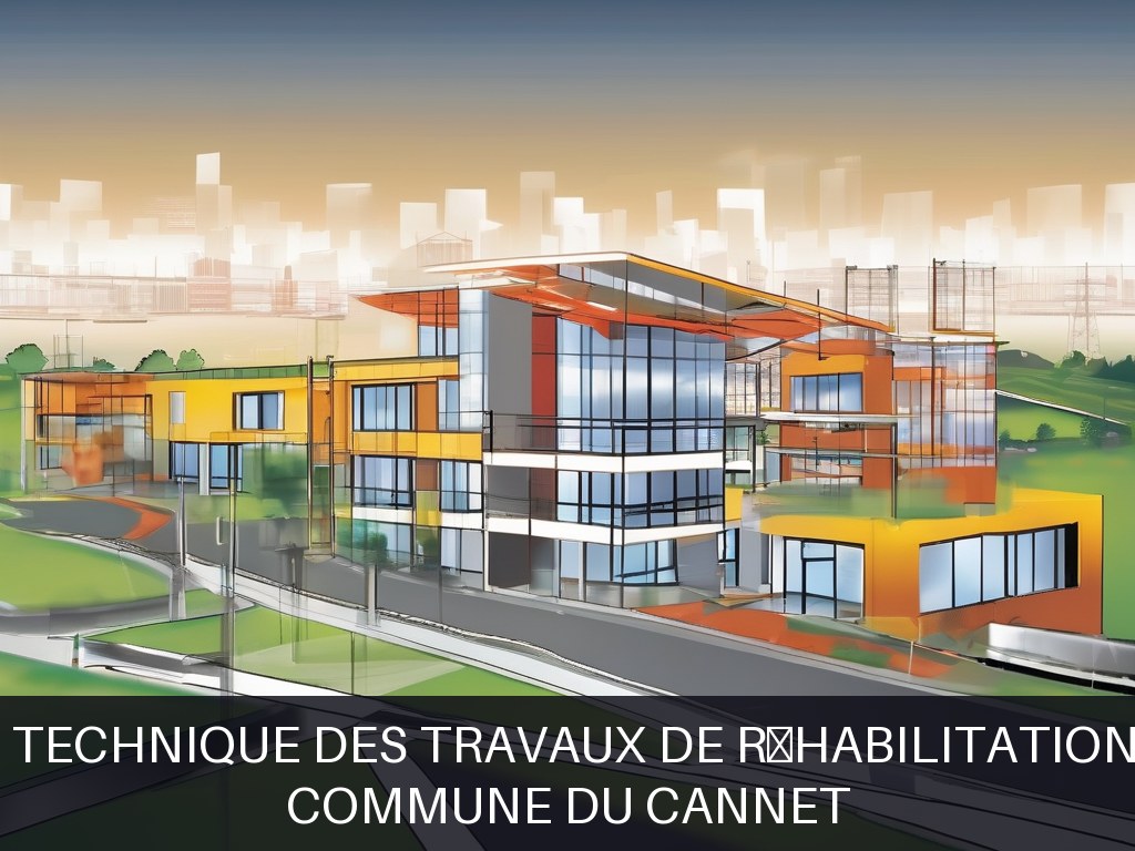 Illustration pour Commune du Cannet: Pilotage et suivi technique des travaux de réhabilitation et maintenance