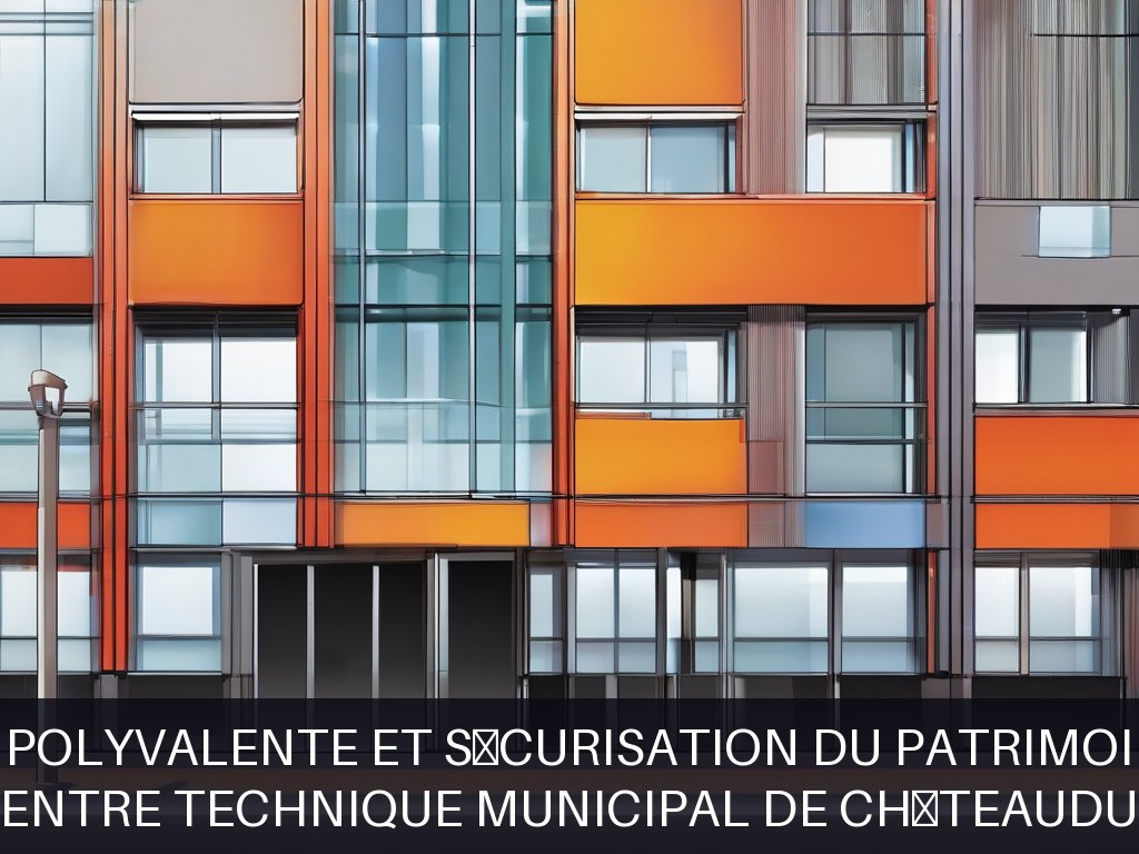 Illustration pour Centre technique municipal de Châteaudun: Maintenance polyvalente et sécurisation du patrimoine communal
