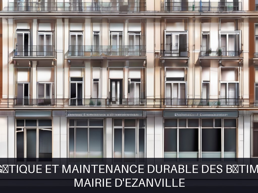 Illustration pour Mairie d'Ezanville: Rénovation énergétique et maintenance durable des bâtiments communaux