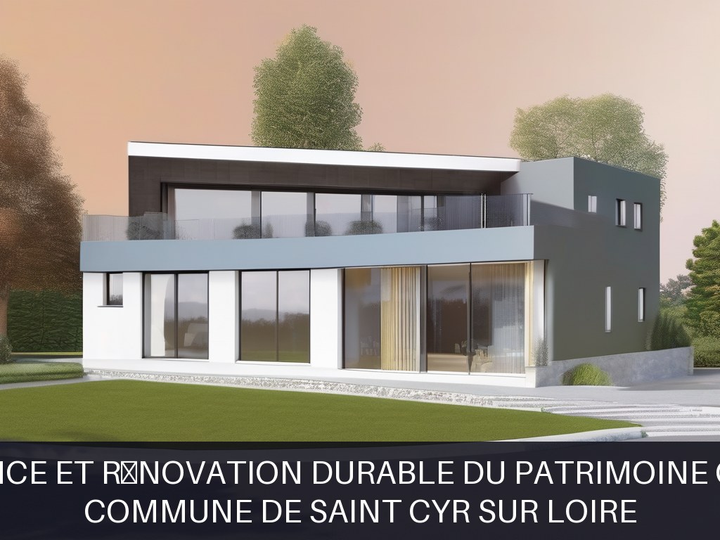 Illustration pour Commune de Saint Cyr sur Loire: Maintenance et rénovation durable du patrimoine communal