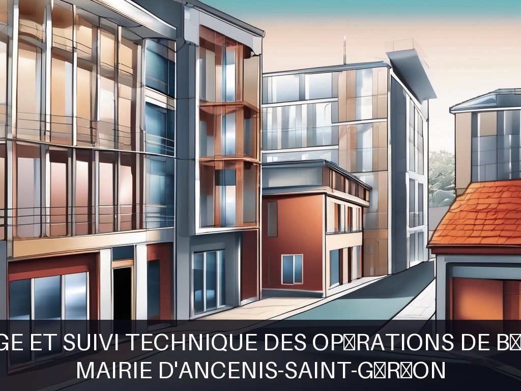 Illustration pour Mairie d'Ancenis-Saint-Géréon: Pilotage et suivi technique des opérations de bâtiment