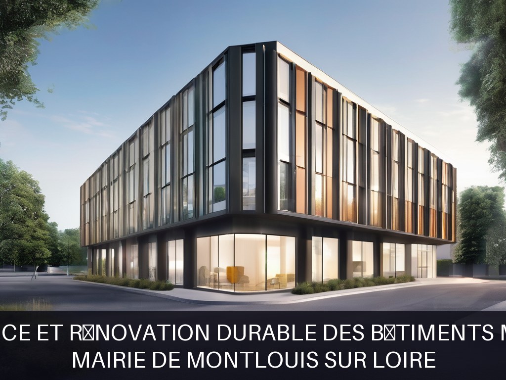 Illustration pour Mairie de Montlouis sur Loire: Maintenance et rénovation durable des bâtiments municipaux
