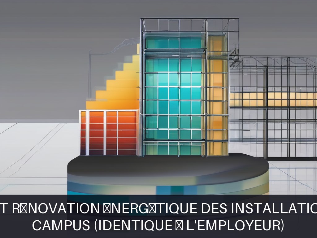 Illustration pour Campus (identique à l'employeur): Maintenance et rénovation énergétique des installations techniques
