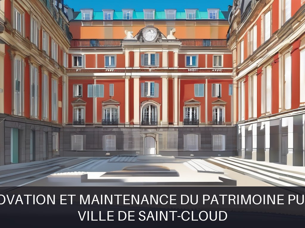 Illustration pour Ville de Saint-Cloud: Rénovation et maintenance du patrimoine public