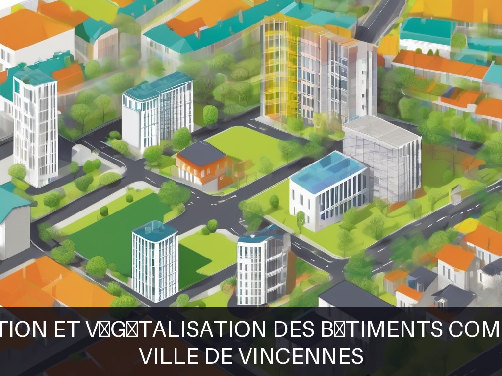 Illustration pour Ville de Vincennes: Rénovation et végétalisation des bâtiments communaux