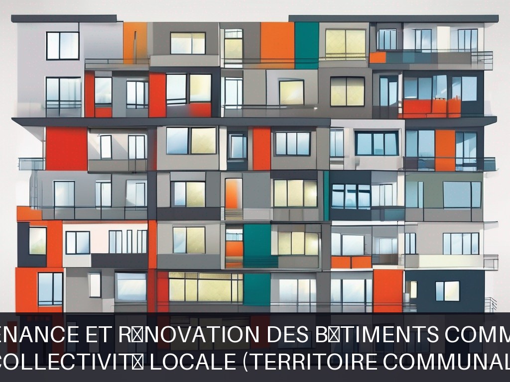Illustration pour Collectivité locale (territoire communal): Maintenance et rénovation des bâtiments communaux
