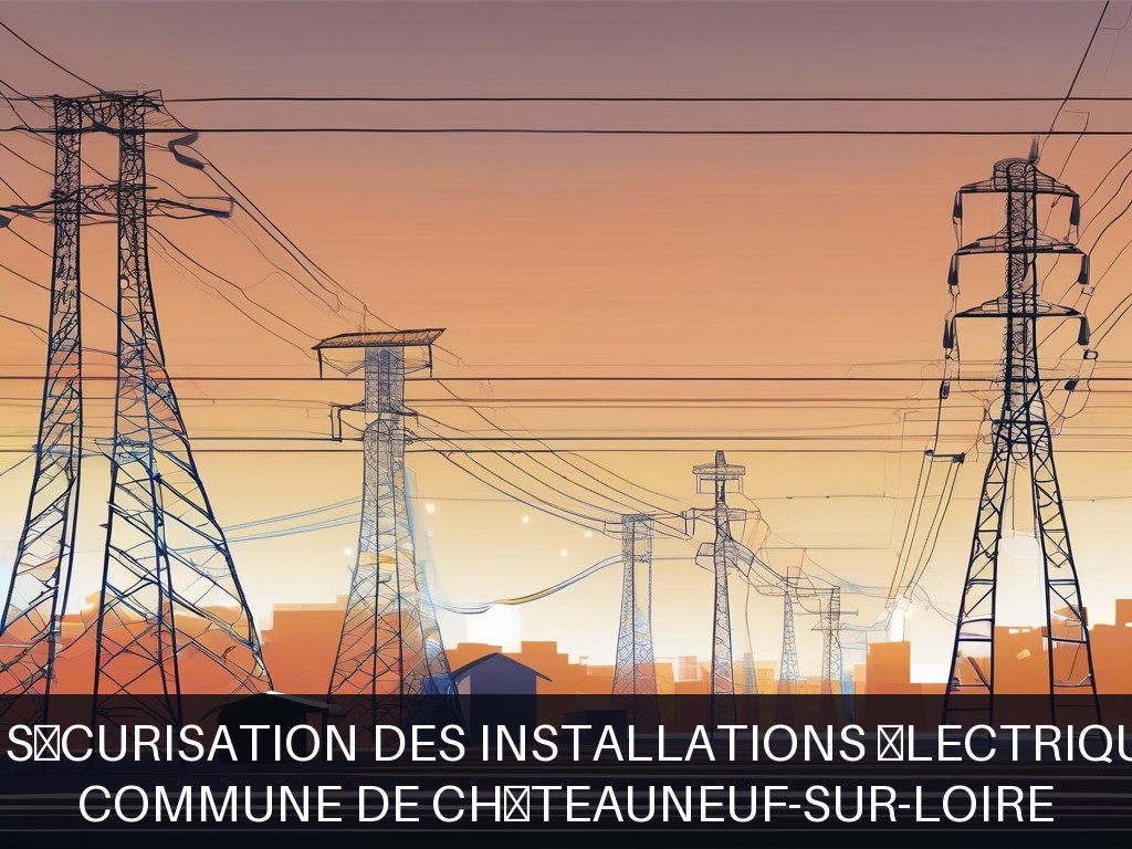 Illustration pour Commune de Châteauneuf-sur-Loire: Maintenance et sécurisation des installations électriques communales