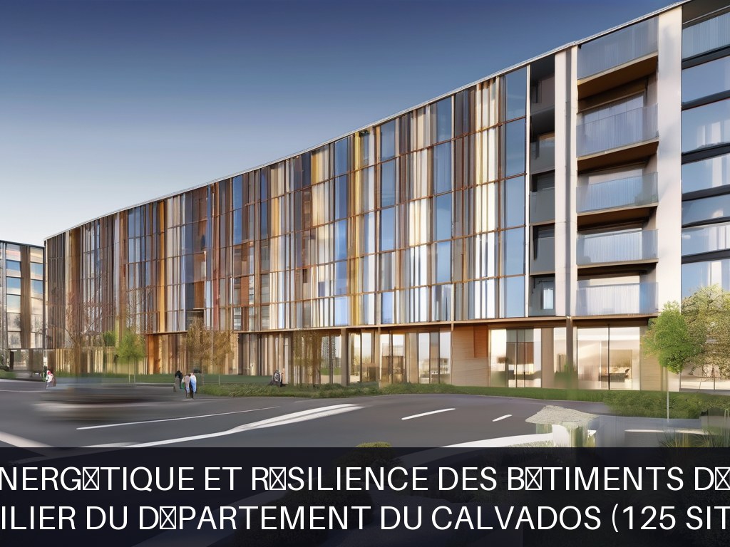 Illustration pour Patrimoine immobilier du Département du Calvados (125 sites hors collèges): Optimisation énergétique et résilience des bâtiments départementaux