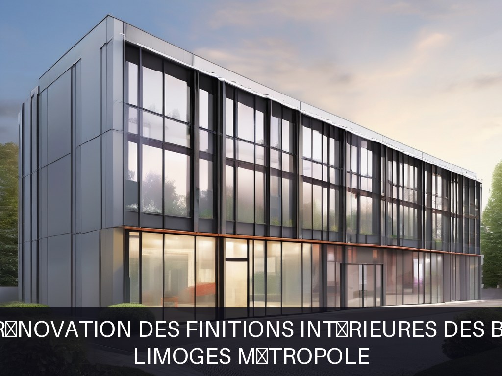 Illustration pour Limoges Métropole: Maintenance et rénovation des finitions intérieures des bâtiments publics