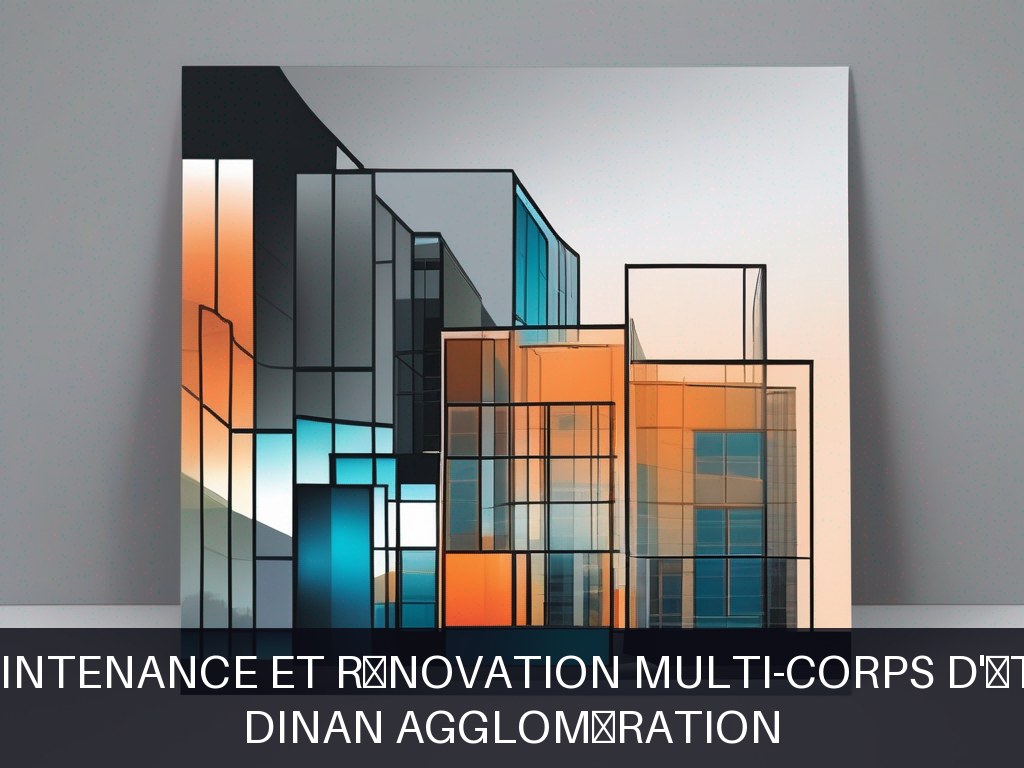 Illustration pour Dinan Agglomération: Maintenance et rénovation multi-corps d'état