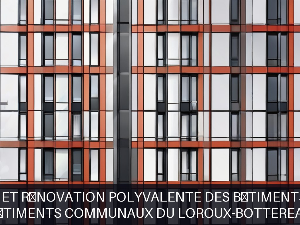 Illustration pour Bâtiments communaux du Loroux-Bottereau: Maintenance et rénovation polyvalente des bâtiments communaux