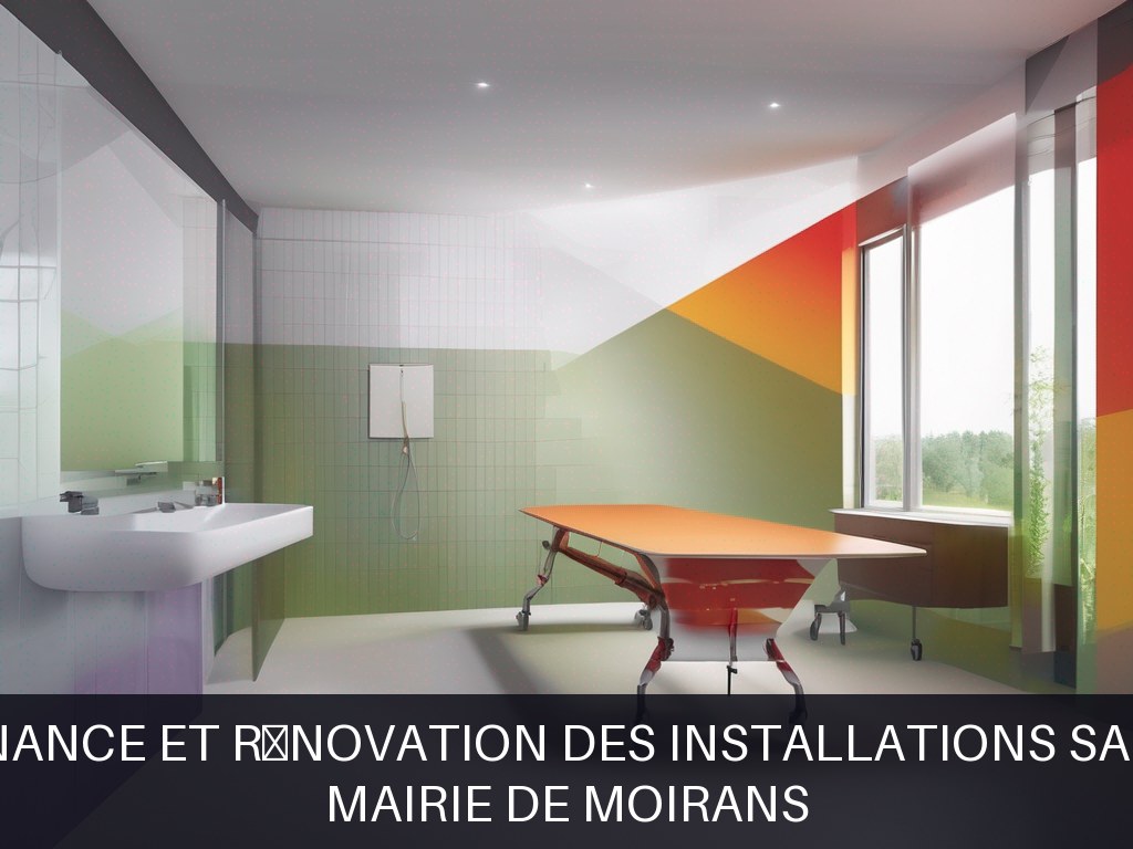 Illustration pour Mairie de Moirans: Maintenance et rénovation des installations sanitaires